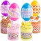 4 Pcs PreFilled Easter Eggs with Slime and Charms Easter Basket Stuffers Easter Eggs Hunt Easter Party Favors Easter Gifts